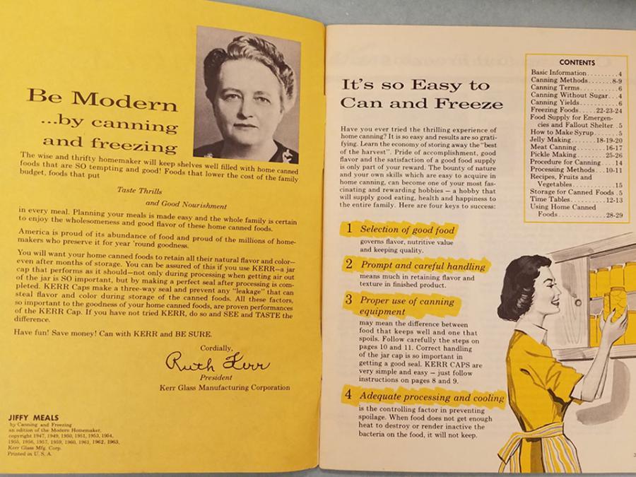 Ruth Kerr Canning Brochure