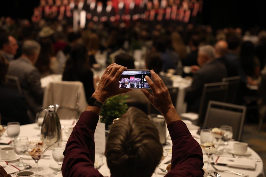 The 19th annual Westmont President's Breakfast crowd