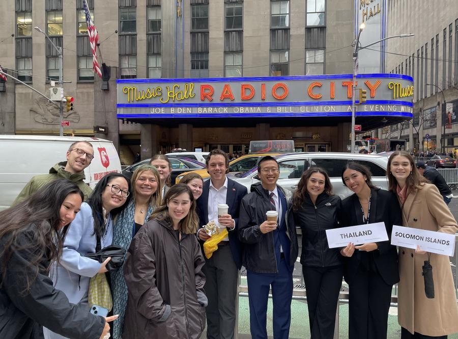 Exploring the Big Apple despite heightened security at Radio City Music Hall