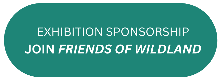 Green clickable button that reads "Exhibition Sponsorship - Join Friends of Wildland."