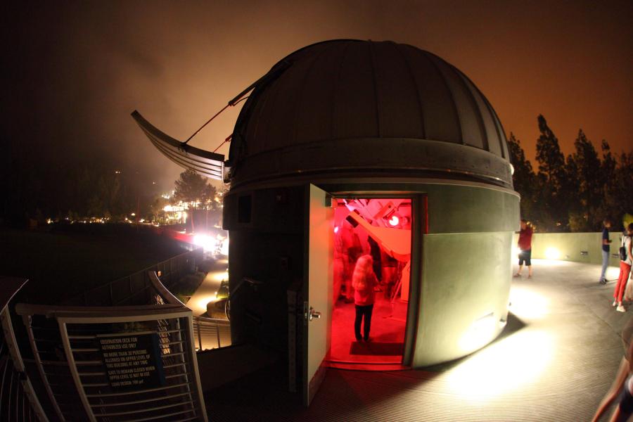 The Keck Telescope is housed in the Westmont Observatory.